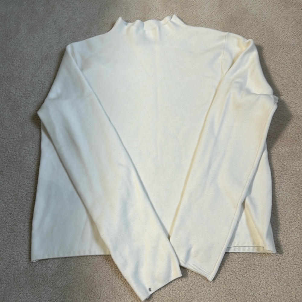 Mango white turtleneck Sweater